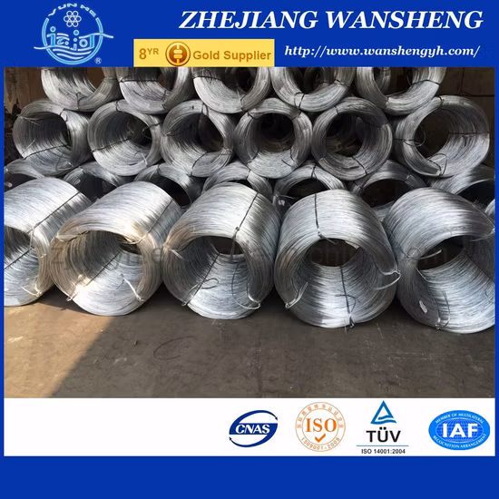 Alambre de acero galvanizado en caliente/Electro DIP alambre de hierro con poco carbono para malla fabricante chino mejor precio 0,5-5,0mm